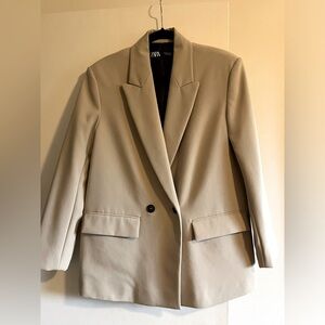 Zara blazer in beige size US S